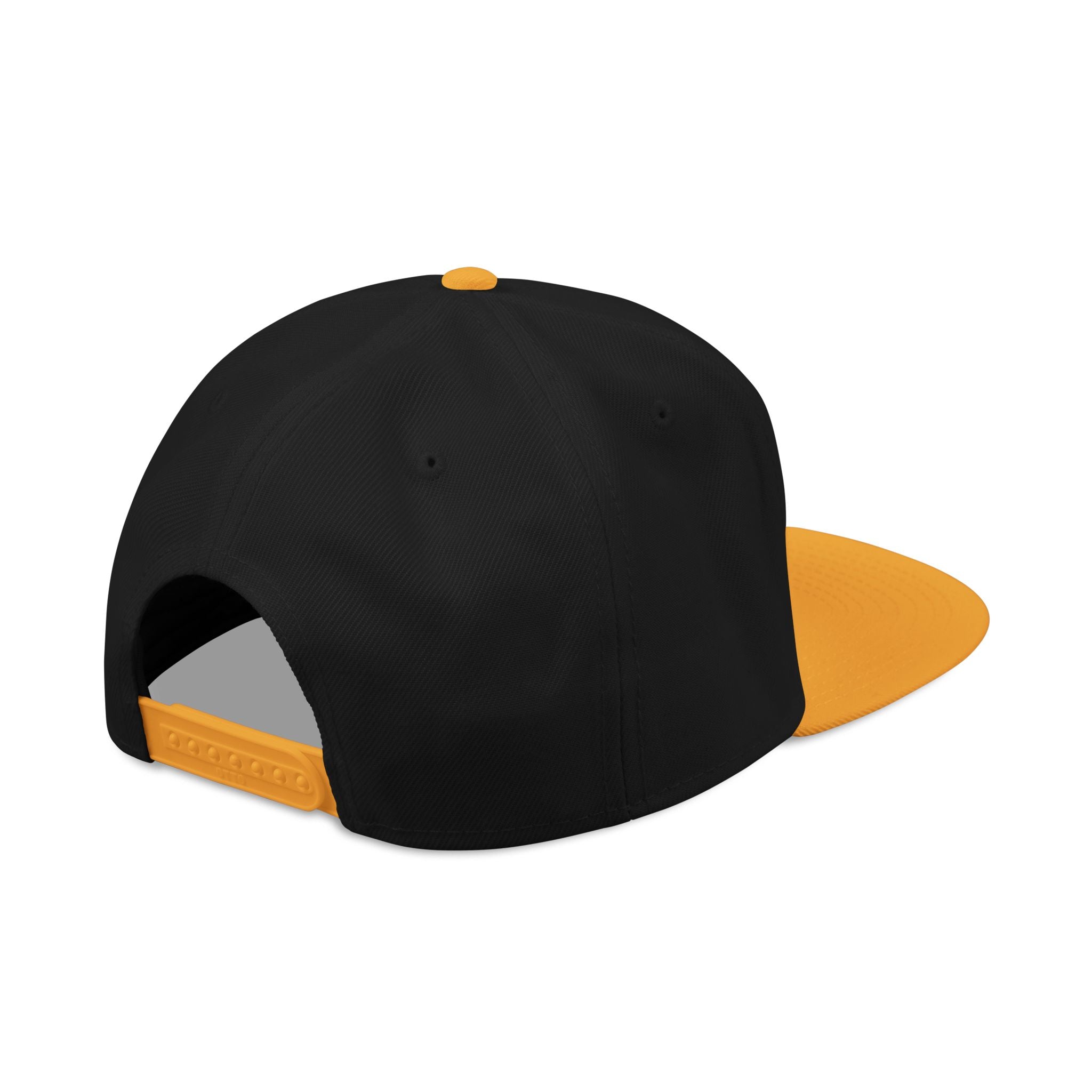 Gold Skull Snapback Hat — Embroidered Sparkle Streetwear Cap