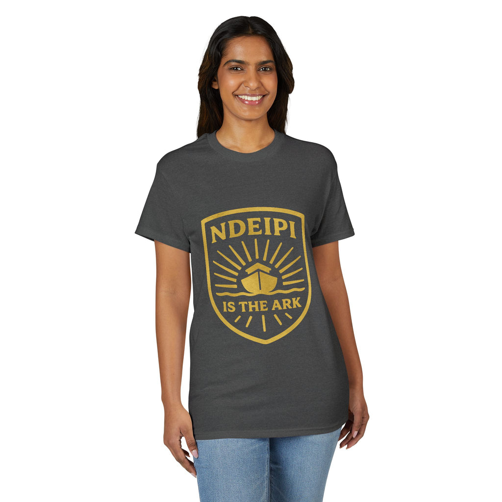 NDEIPI Is The Ark T-Shirt — Vintage Shield Logo Tee