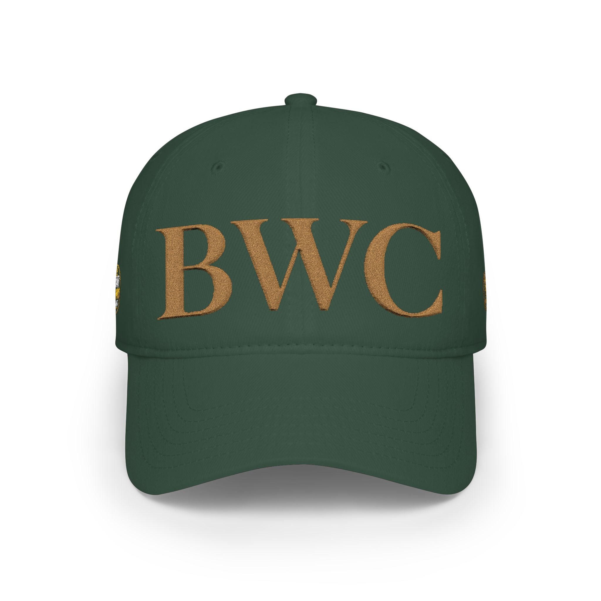 Low Profile Cap with Gold 'BWC' Monogram — Bored Wine Club Edition