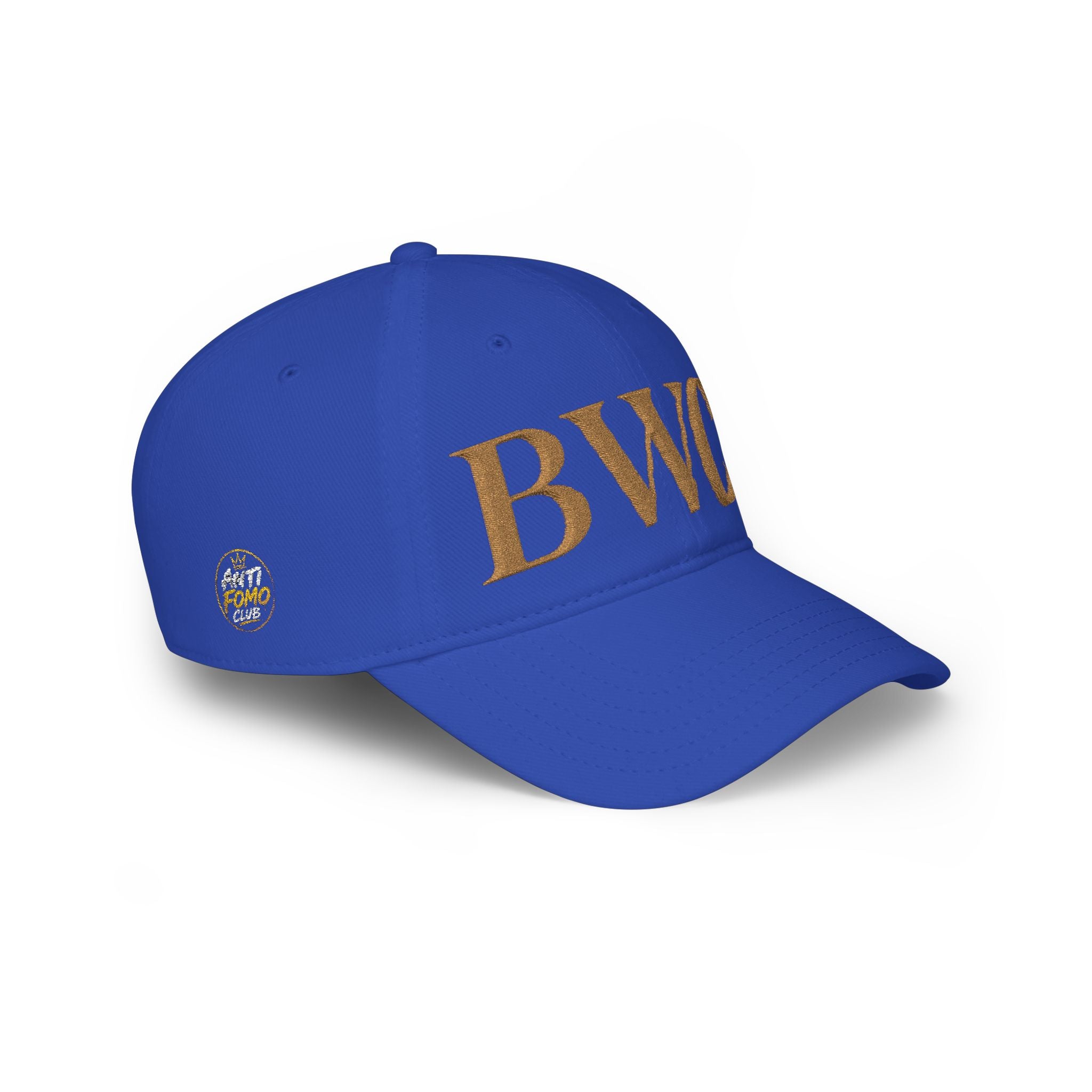 Low Profile Cap with Gold 'BWC' Monogram — Bored Wine Club Edition