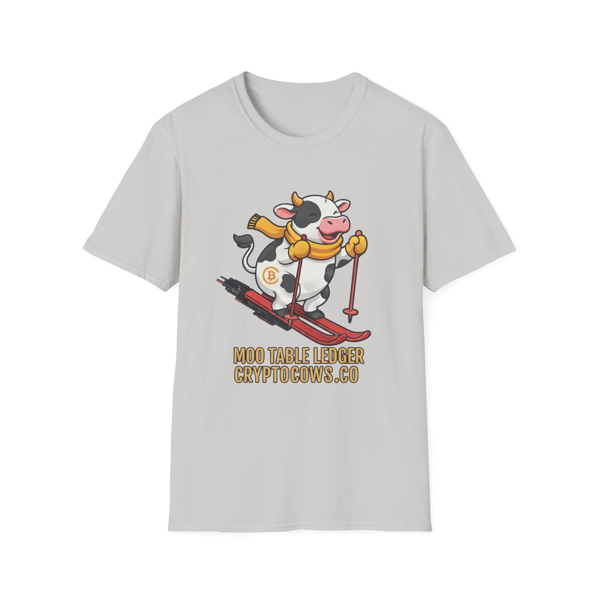 Crypto Cows Moo Table Ledger T-Shirt