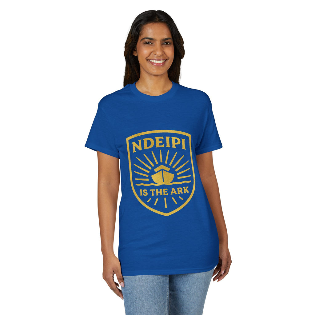 NDEIPI Is The Ark T-Shirt — Vintage Shield Logo Tee