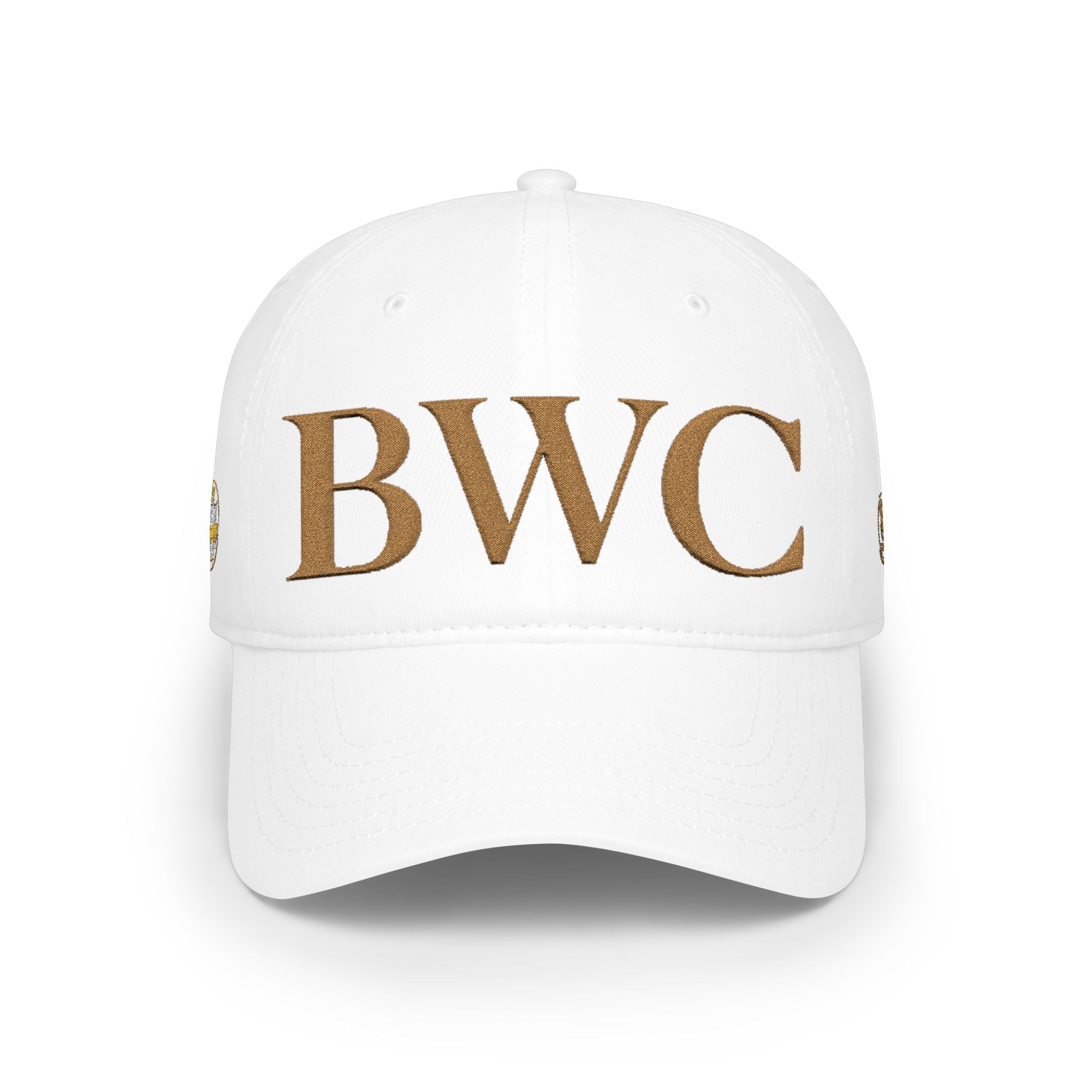 Low Profile Cap with Gold 'BWC' Monogram — Bored Wine Club Edition