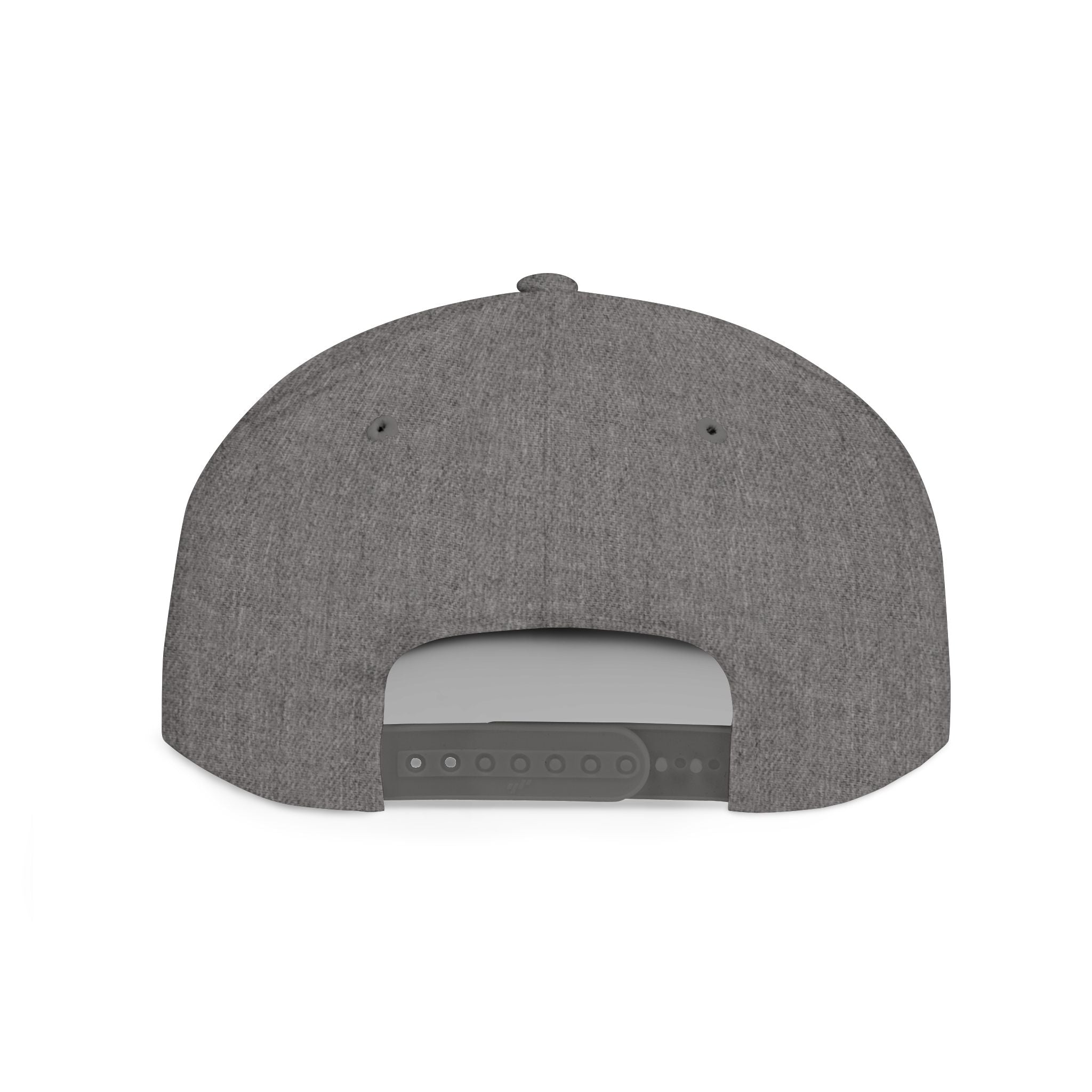 Live Free Die Building Flat Bill Snapback Hat