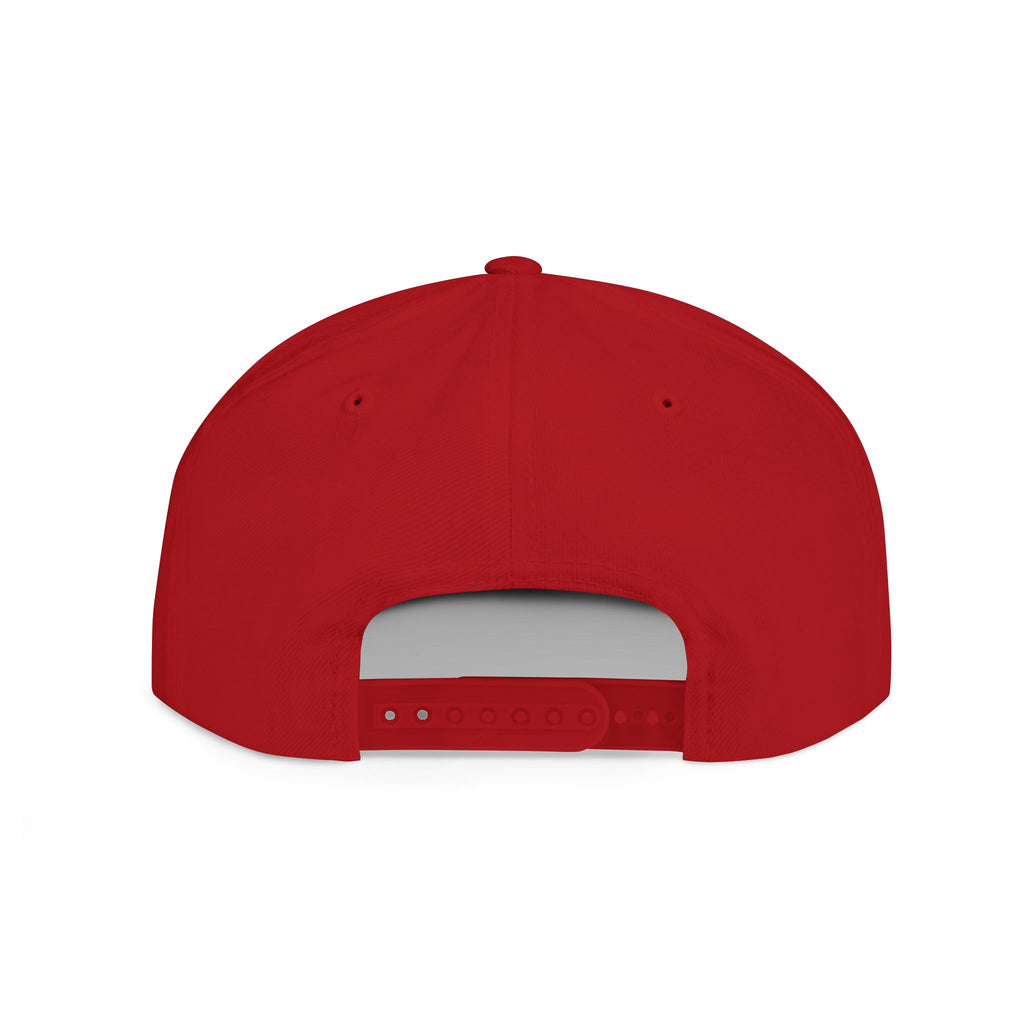 Live Free Die Building Flat Bill Snapback Hat