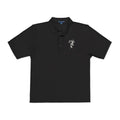 Embroidered Floral Skull Polo