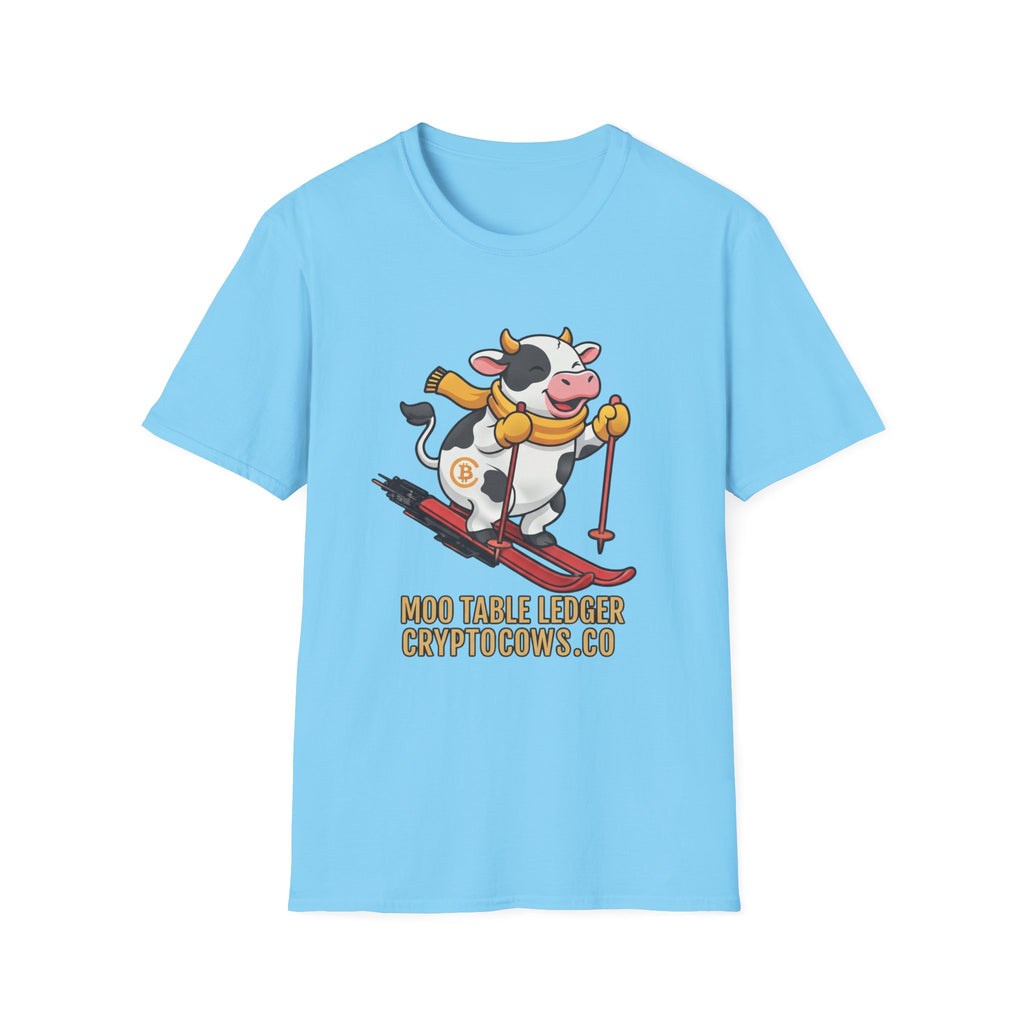 Crypto Cows Moo Table Ledger T-Shirt