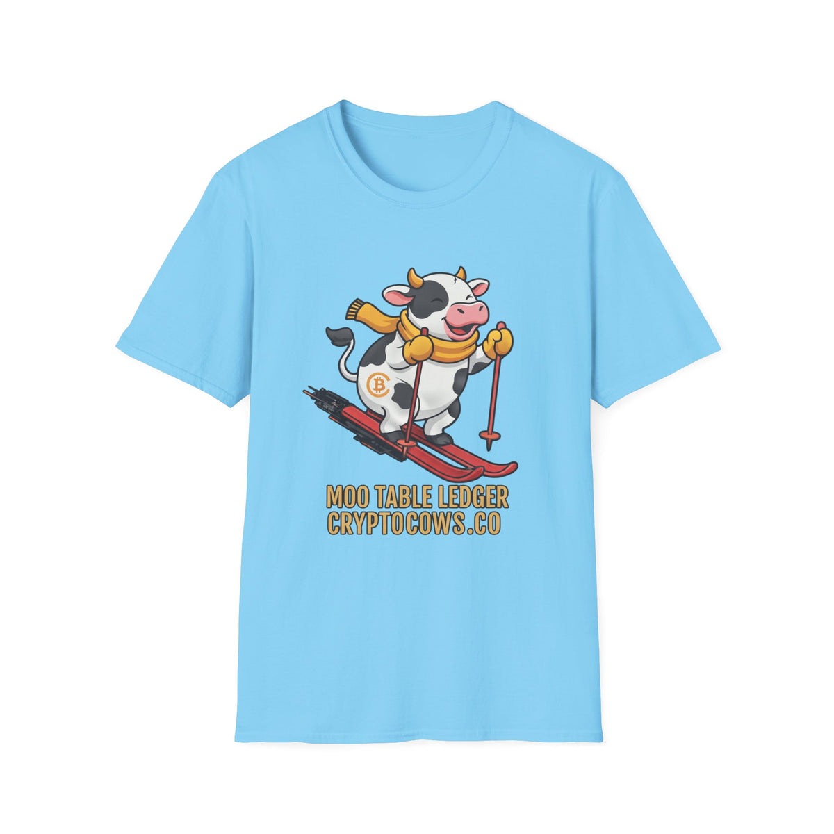 Crypto Cows Moo Table Ledger T-Shirt