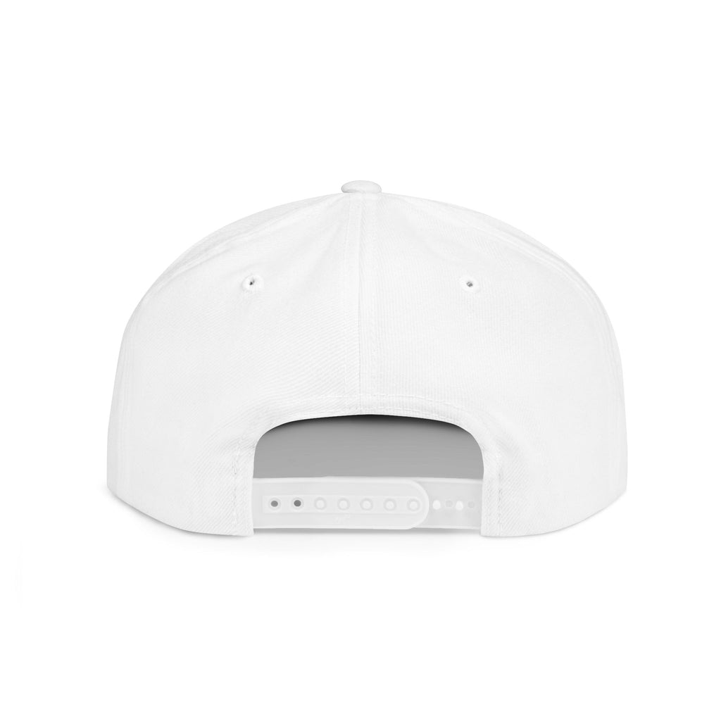 Live Free Die Building Flat Bill Snapback Hat
