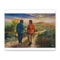 Walk with KK By Charles Gibbons Matte Canvas, Stretched, 1.25"