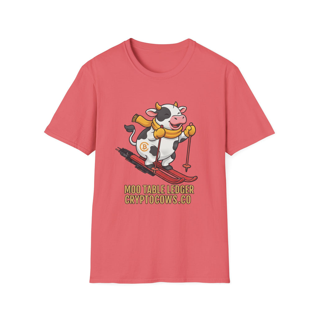 Crypto Cows Moo Table Ledger T-Shirt