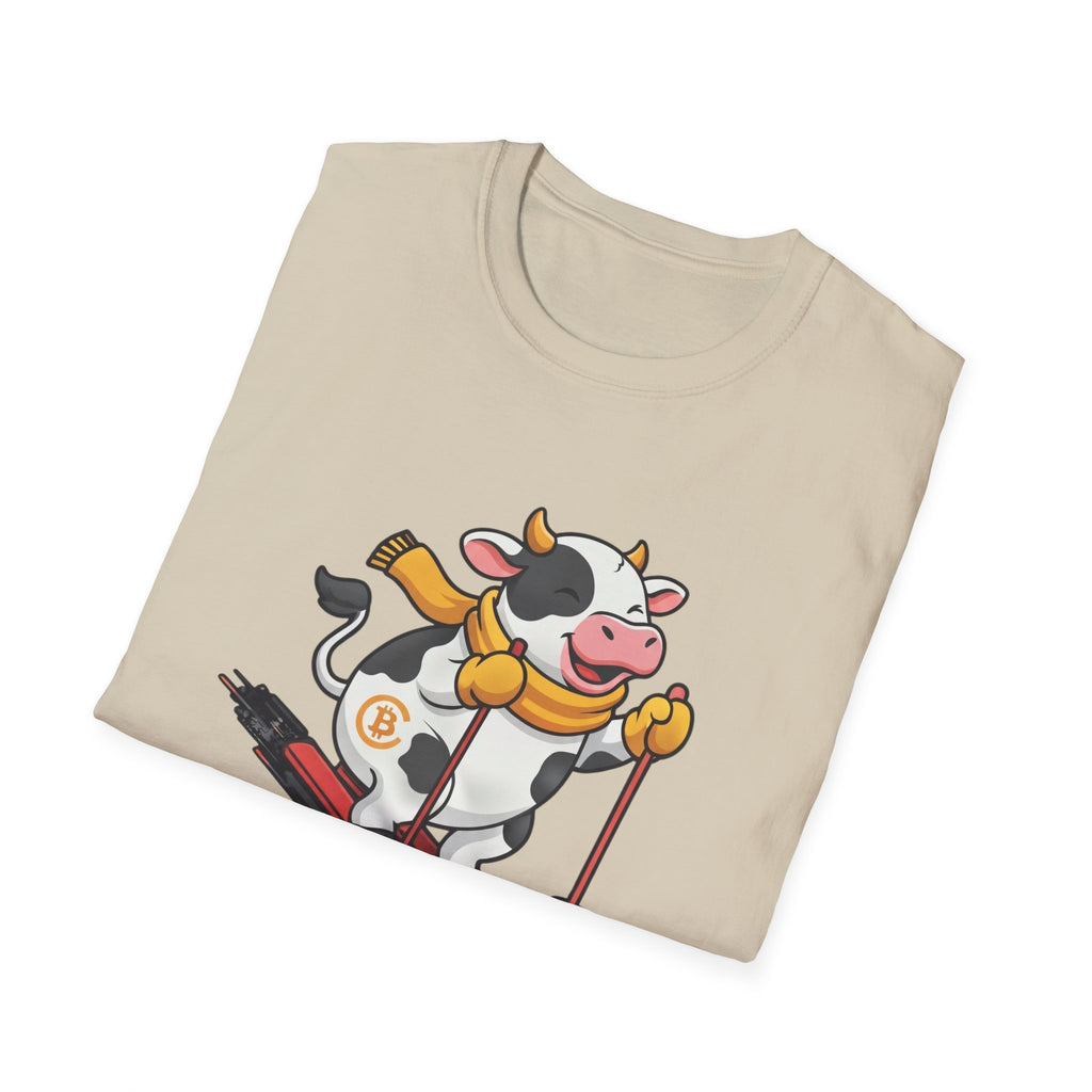 Crypto Cows Moo Table Ledger T-Shirt