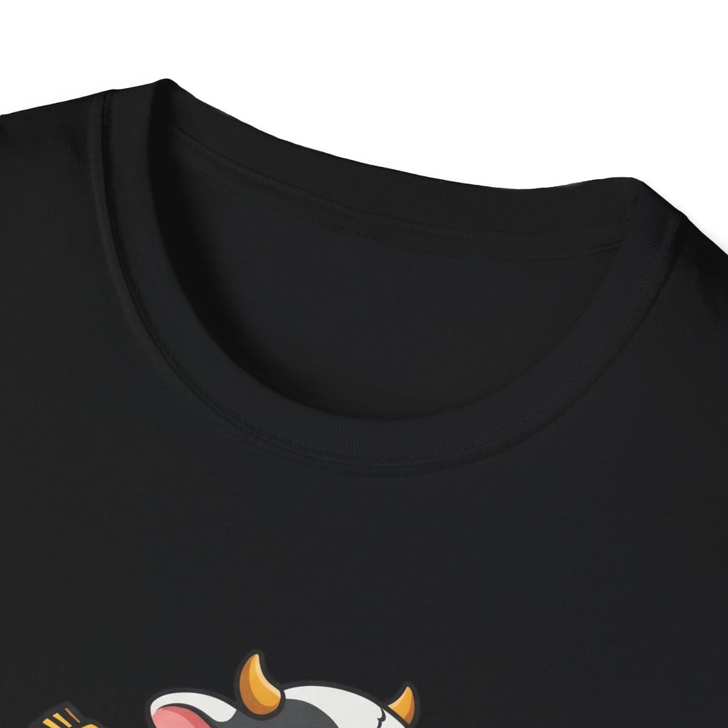 Crypto Cows Moo Table Ledger T-Shirt