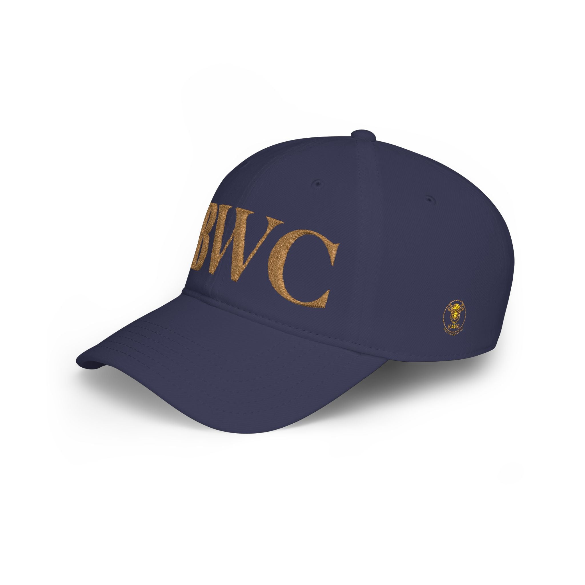 Low Profile Cap with Gold 'BWC' Monogram — Bored Wine Club Edition