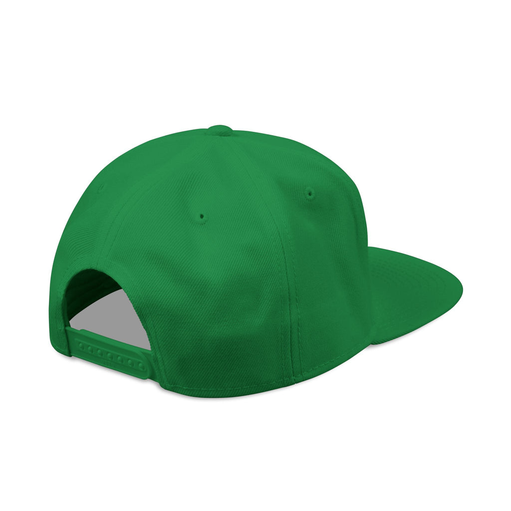 Gold Skull Snapback Hat — Embroidered Sparkle Streetwear Cap