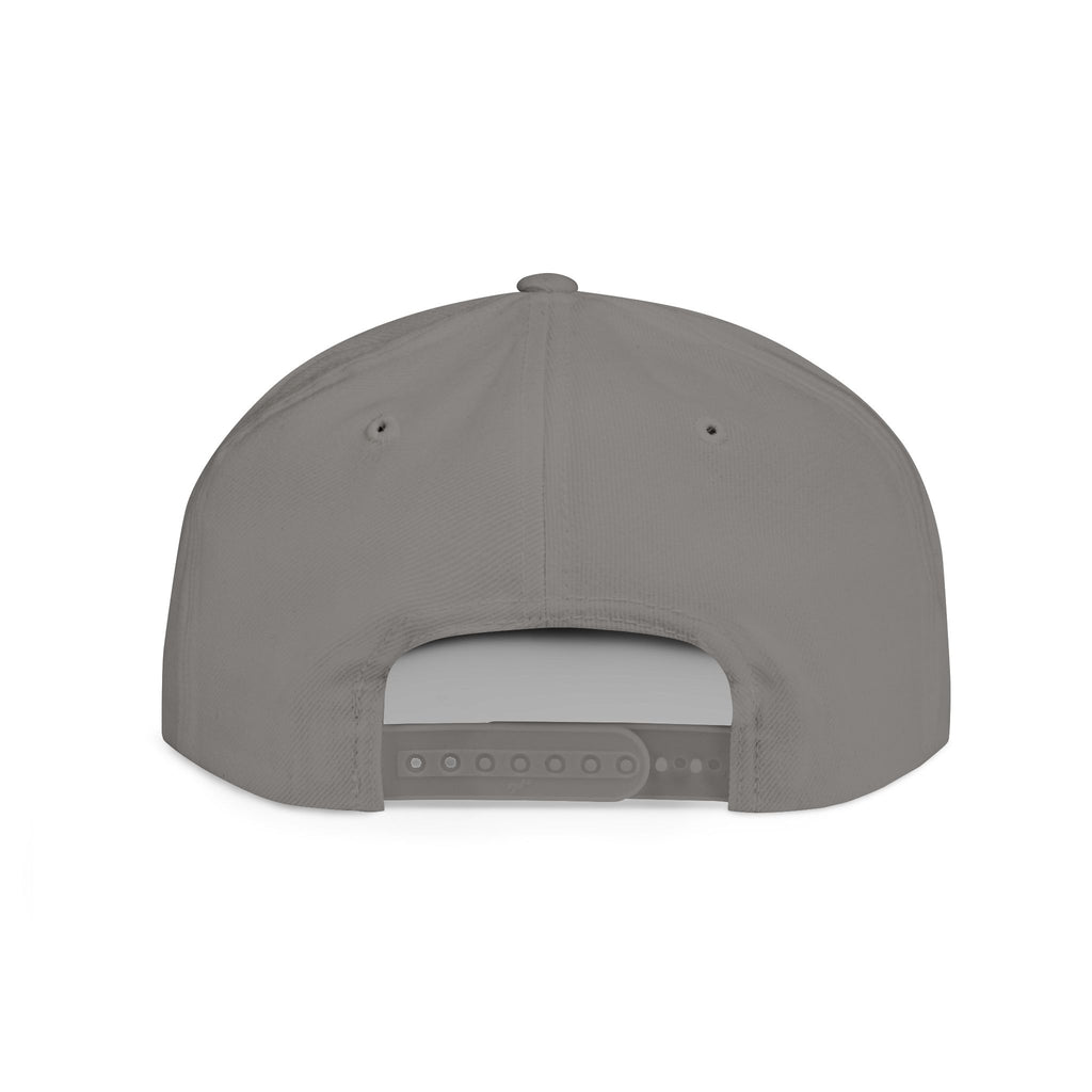 Live Free Die Building Flat Bill Snapback Hat