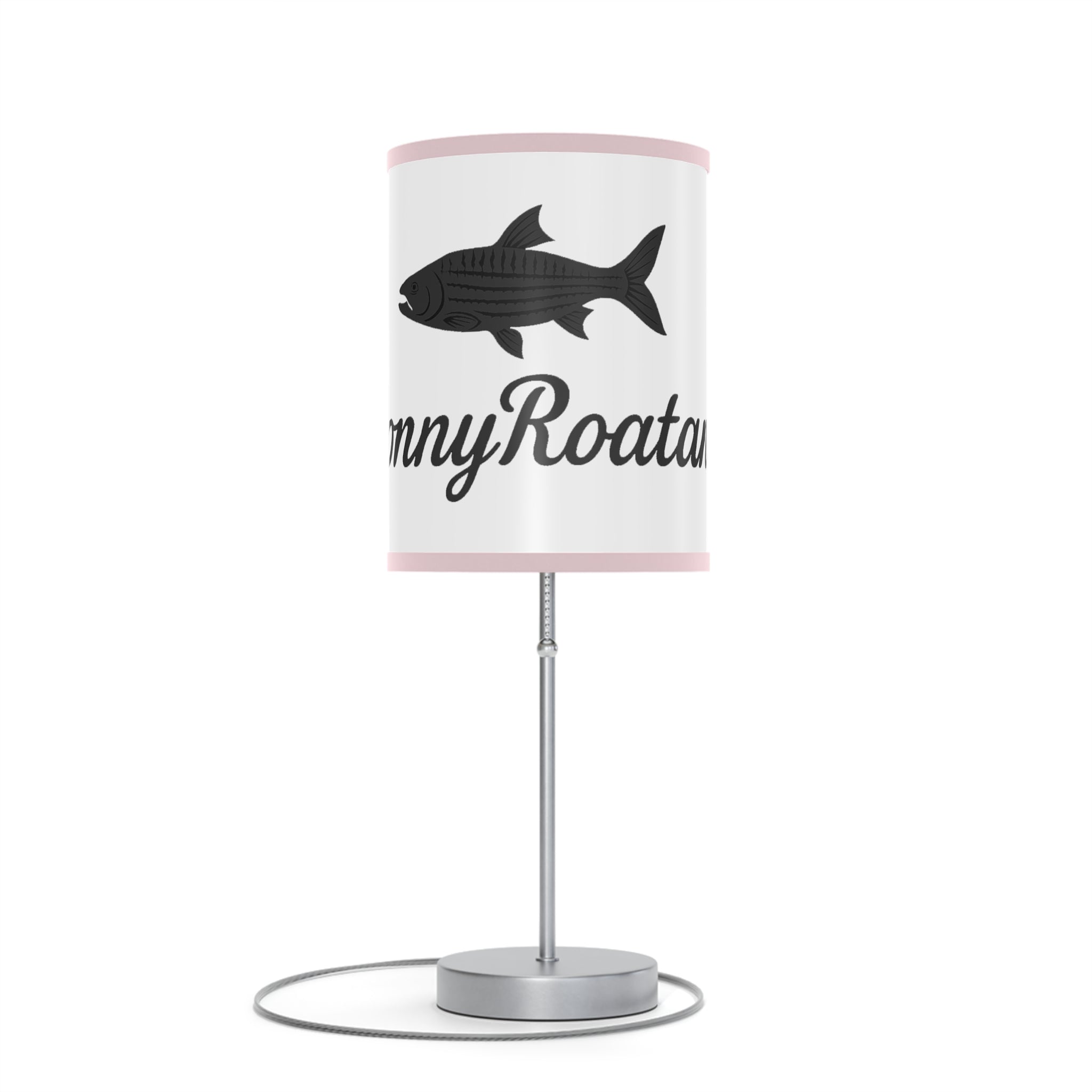 Coastal Tarpon Fish Table Lamp — Sunny Roatan Nautical Bedside Light