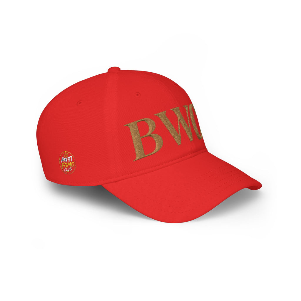Low Profile Cap with Gold 'BWC' Monogram — Bored Wine Club Edition