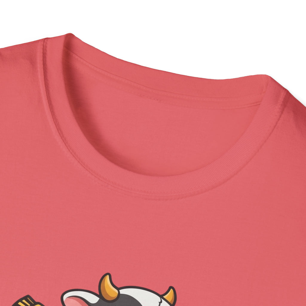 Crypto Cows Moo Table Ledger T-Shirt