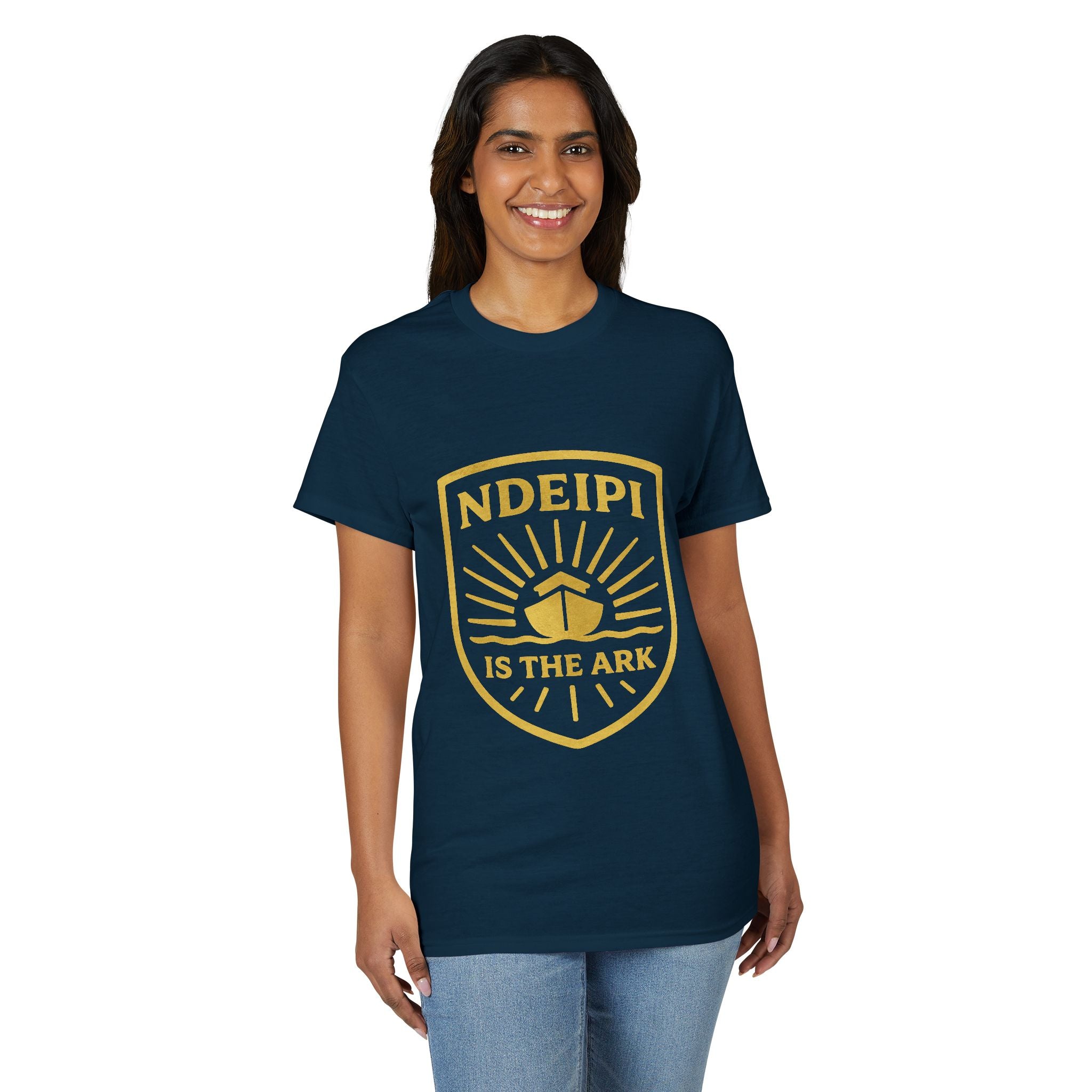 NDEIPI Is The Ark T-Shirt — Vintage Shield Logo Tee
