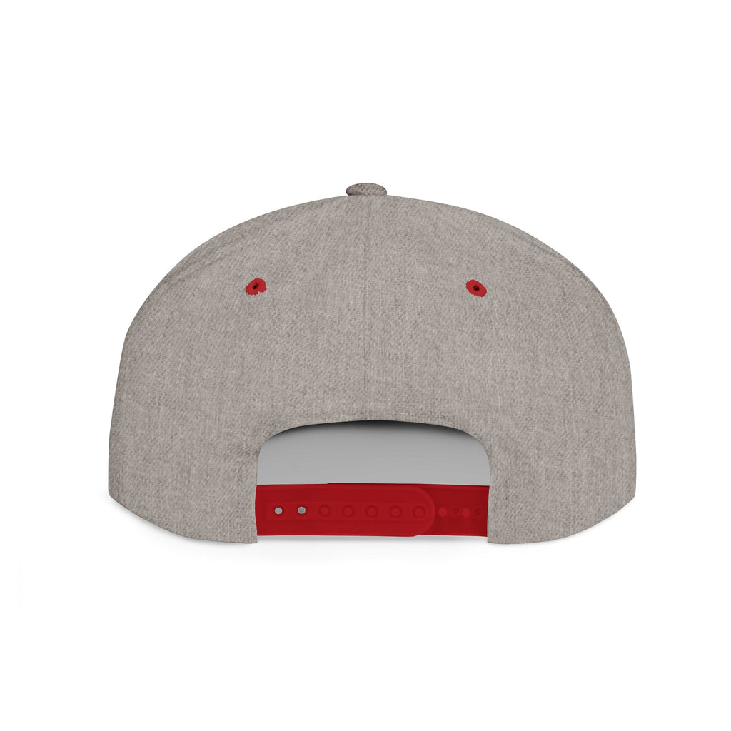 Live Free Die Building Flat Bill Snapback Hat