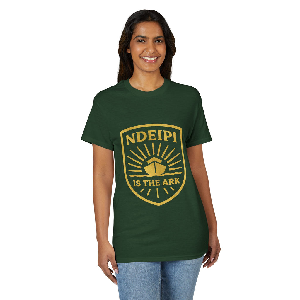 NDEIPI Is The Ark T-Shirt — Vintage Shield Logo Tee
