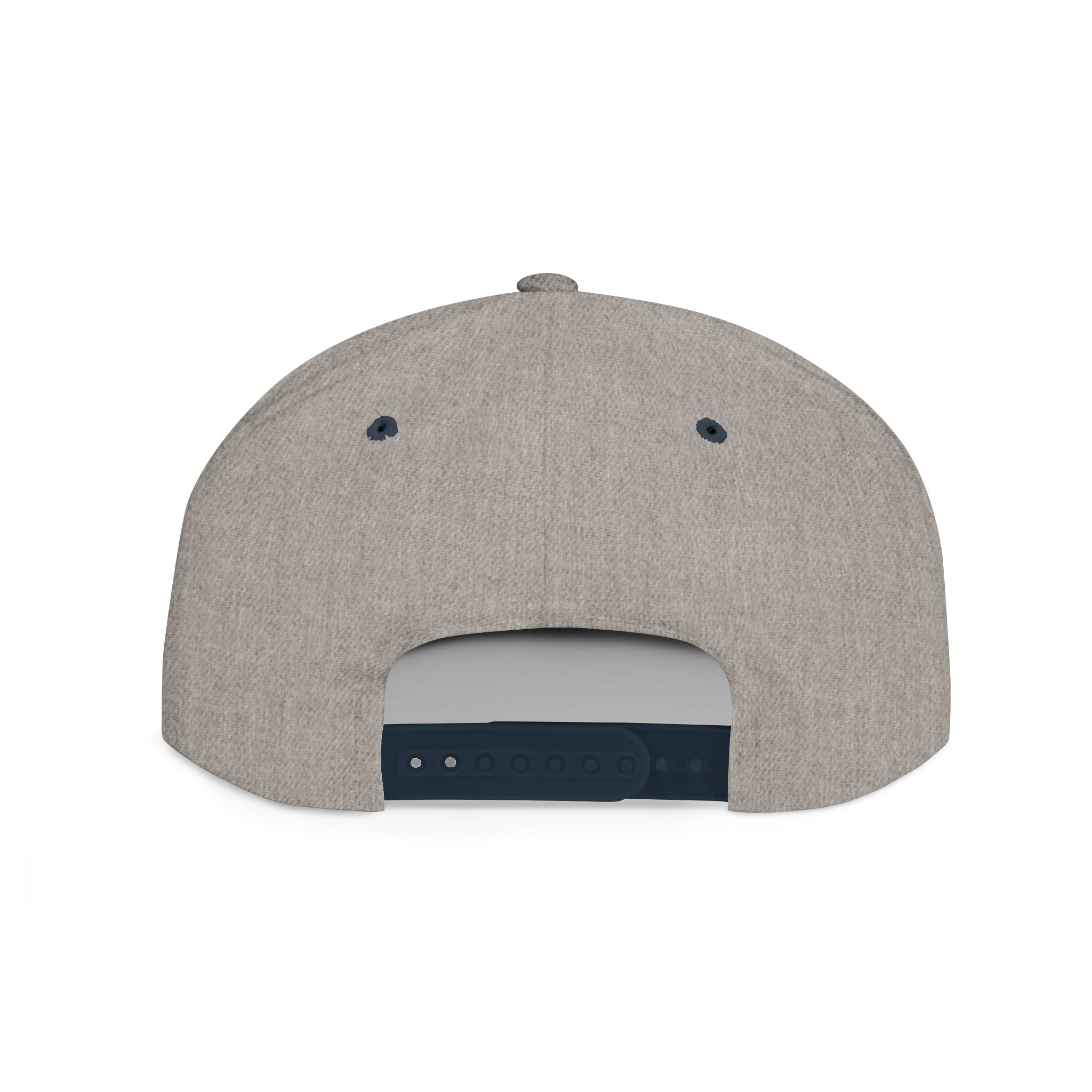 Live Free Die Building Flat Bill Snapback Hat