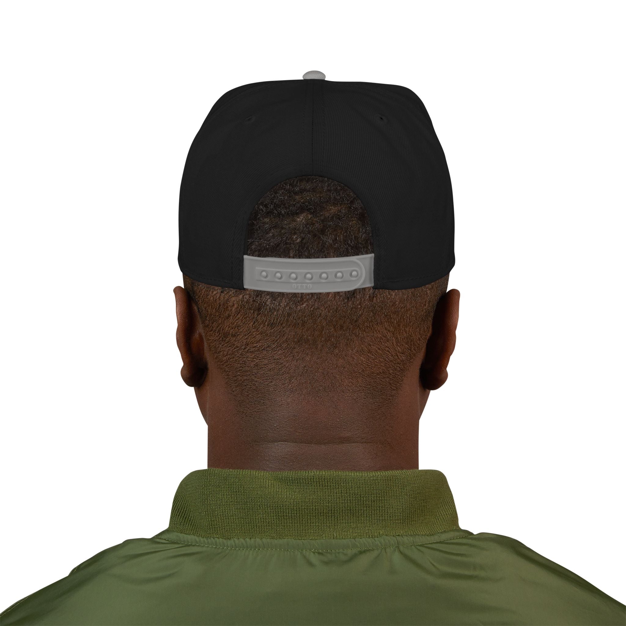 Gold Skull Snapback Hat — Embroidered Sparkle Streetwear Cap