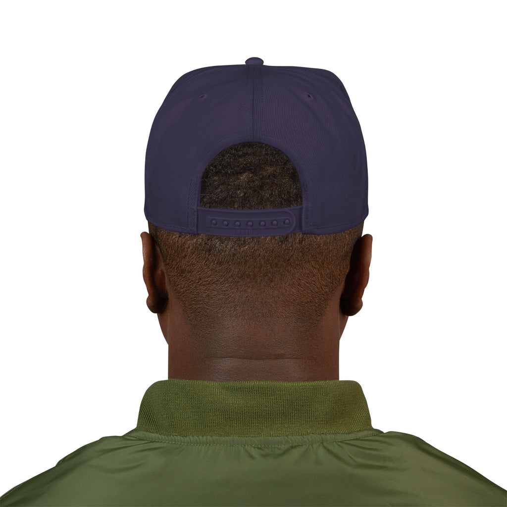 Gold Skull Snapback Hat — Embroidered Sparkle Streetwear Cap