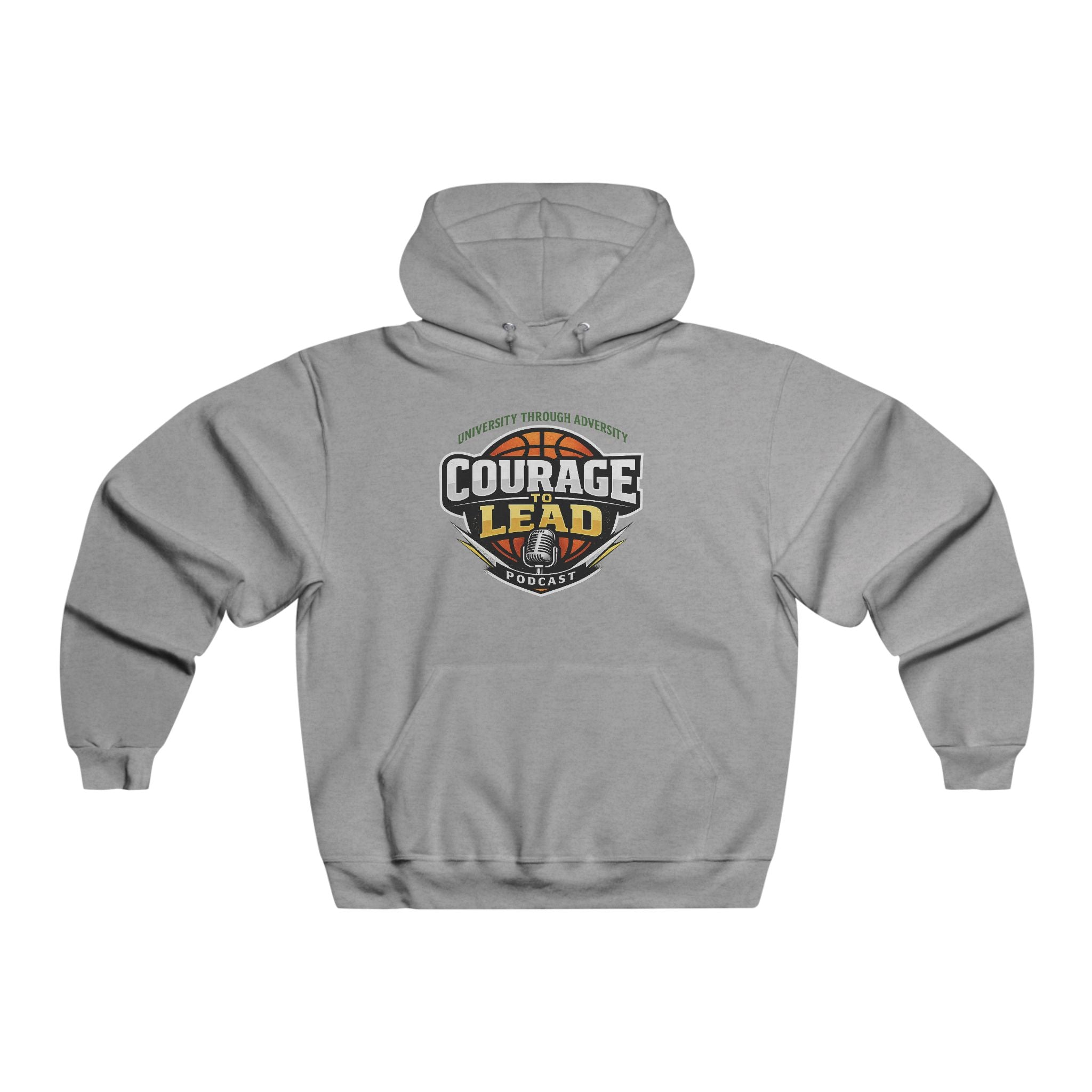 Courage to Lead Shield Hoodie - Inspirational Leadership Sweatshirt