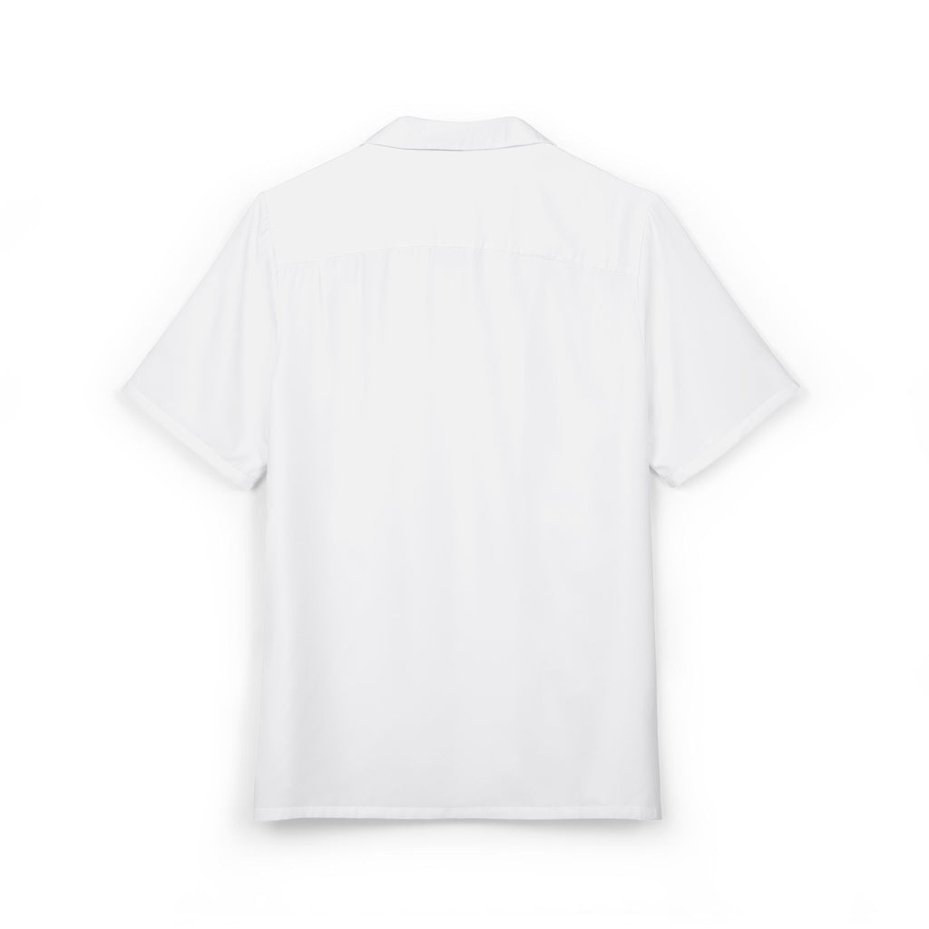 Hawaiian Shirt — Gold 'Golden Fish' Pocket Design