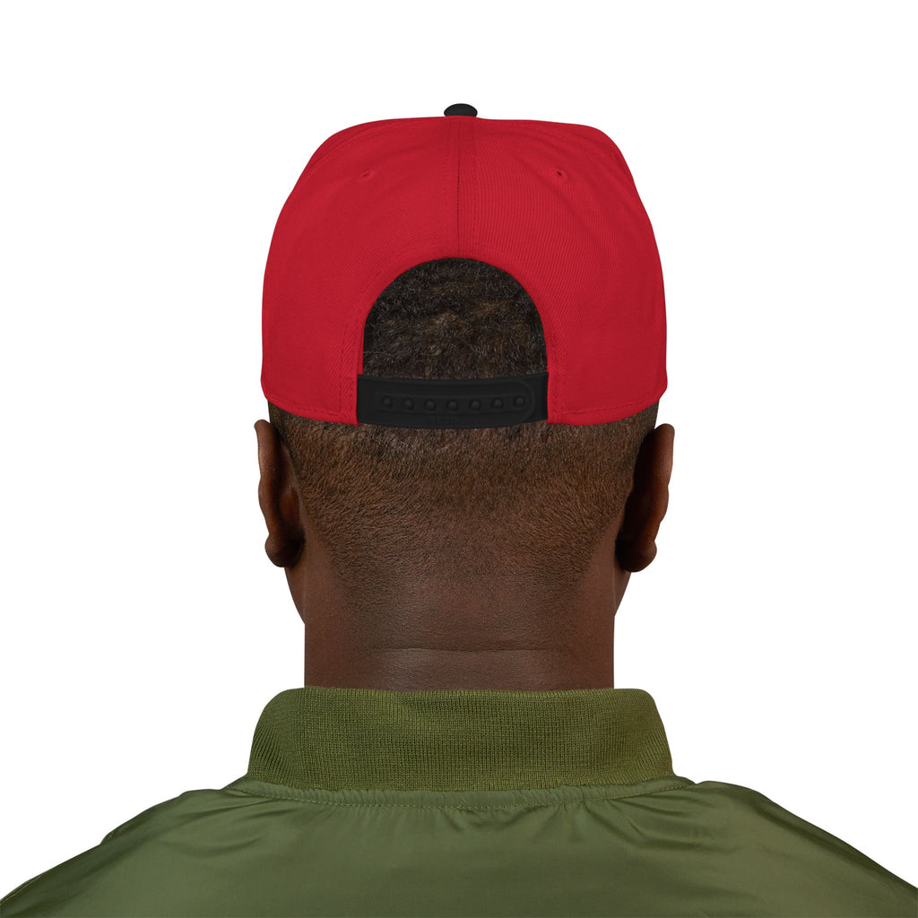 Gold Skull Snapback Hat — Embroidered Sparkle Streetwear Cap