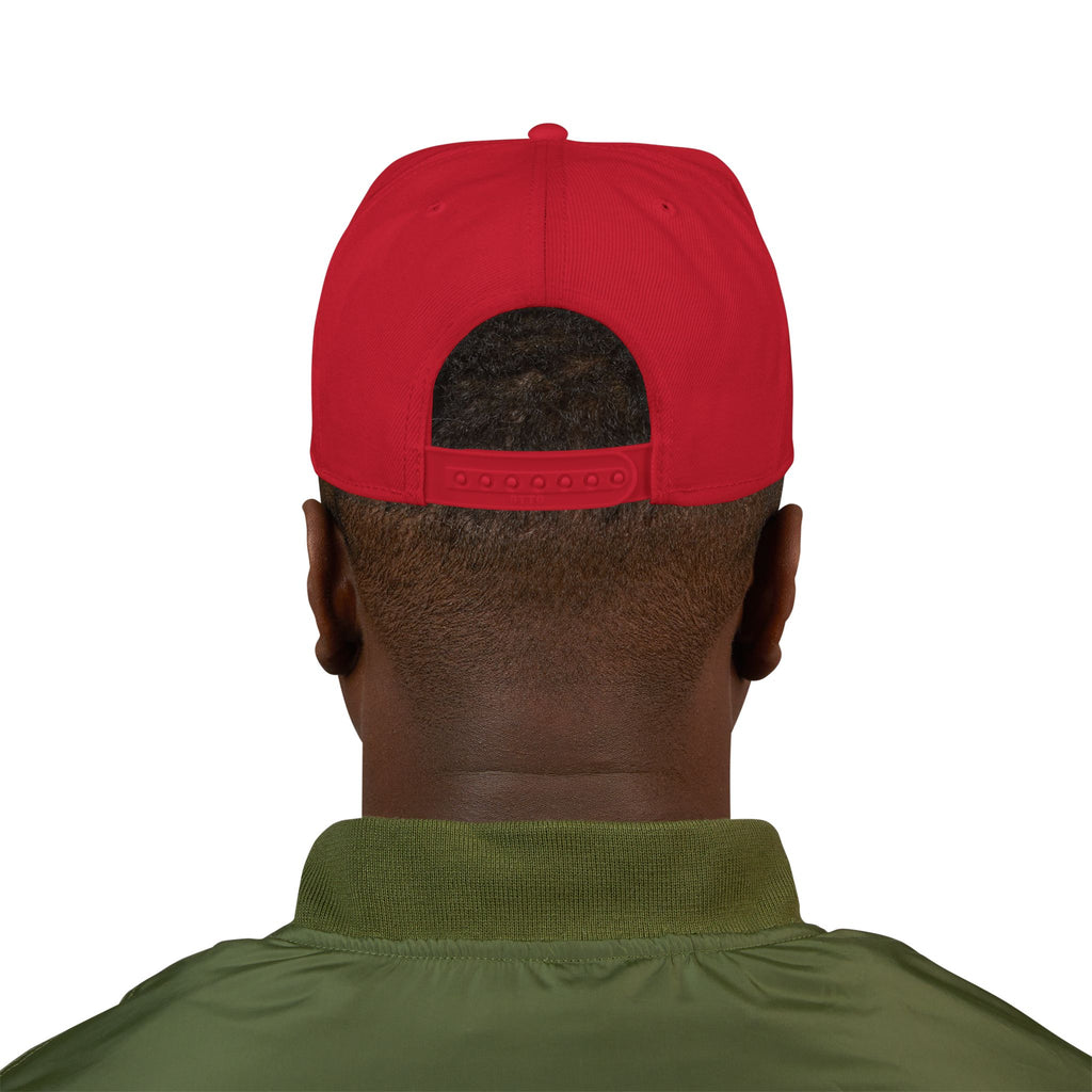Gold Skull Snapback Hat — Embroidered Sparkle Streetwear Cap