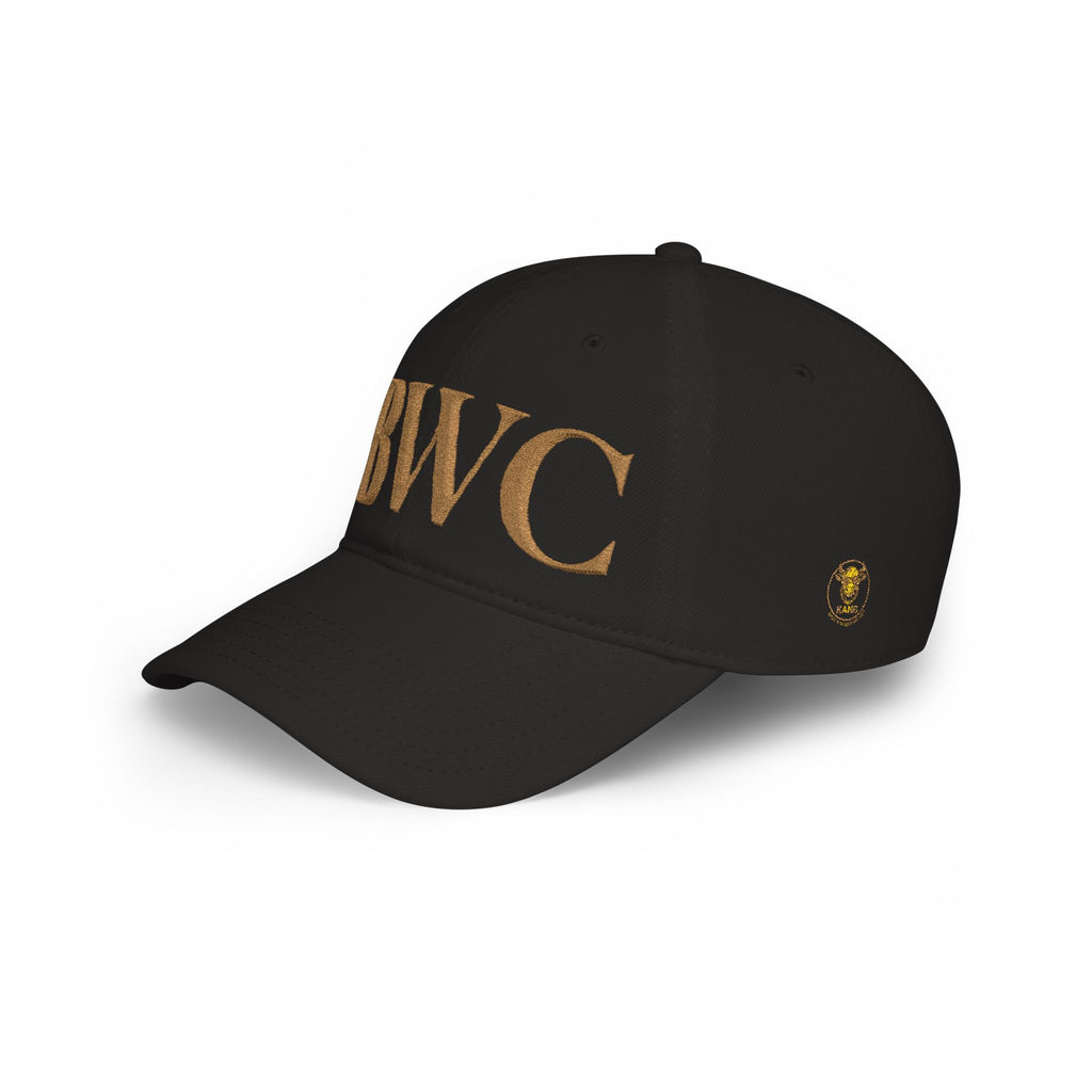 Low Profile Cap with Gold 'BWC' Monogram — Bored Wine Club Edition
