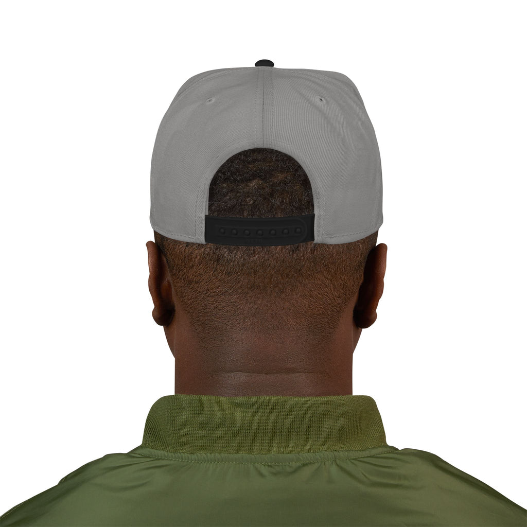Gold Skull Snapback Hat — Embroidered Sparkle Streetwear Cap
