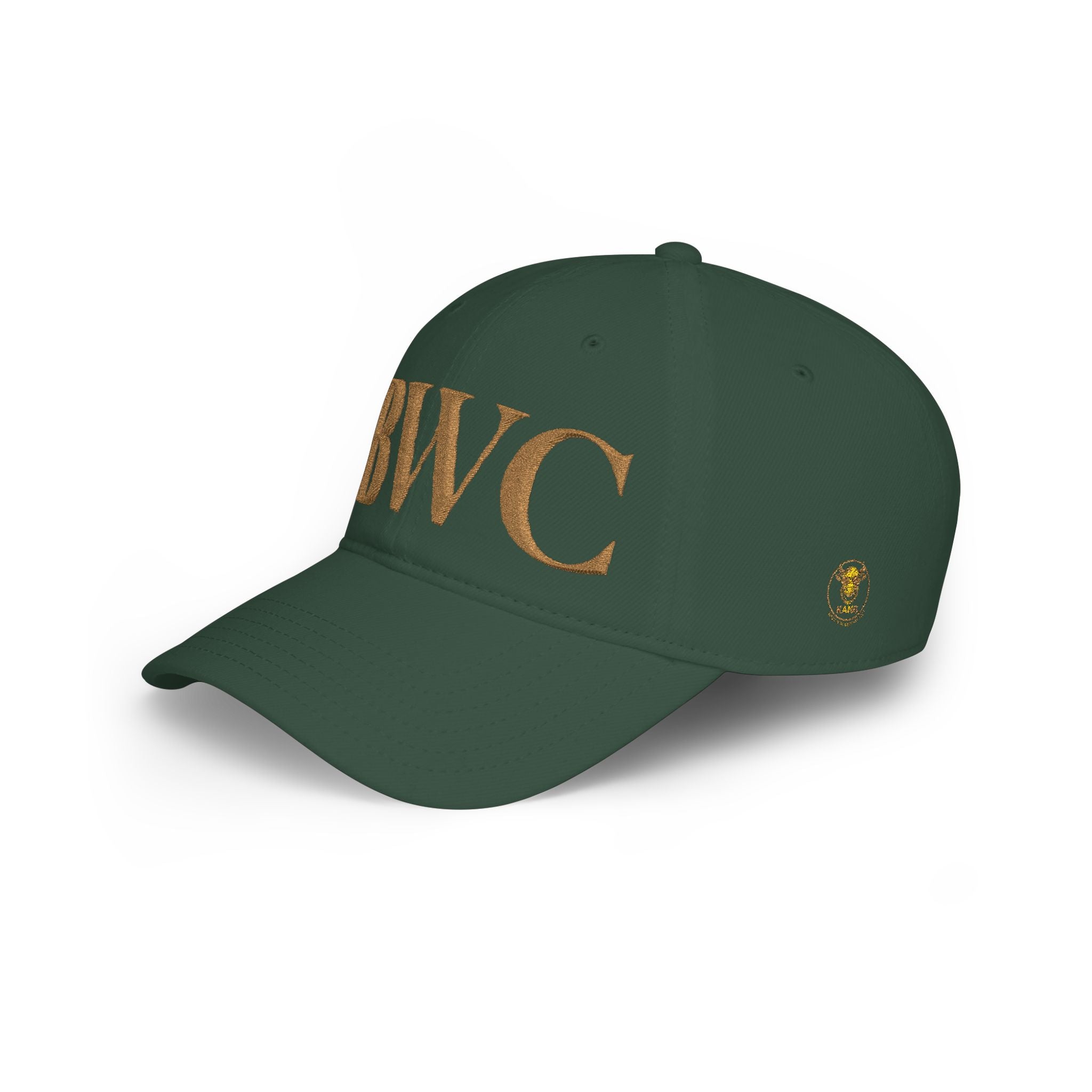 Low Profile Cap with Gold 'BWC' Monogram — Bored Wine Club Edition