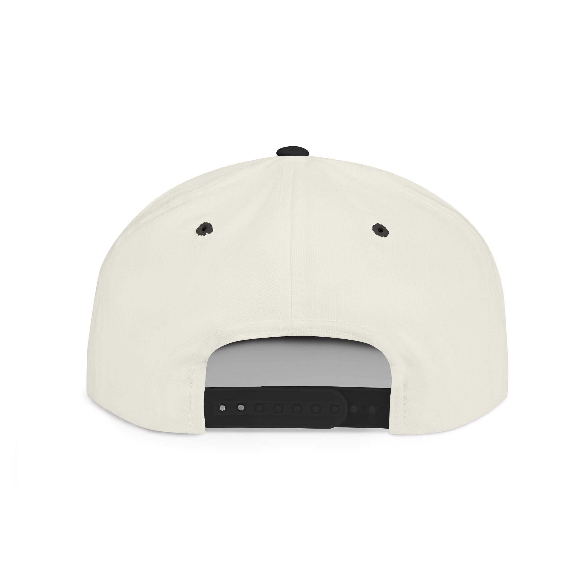 Live Free Die Building Flat Bill Snapback Hat