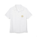 Hawaiian Shirt — Gold 'Golden Fish' Pocket Design