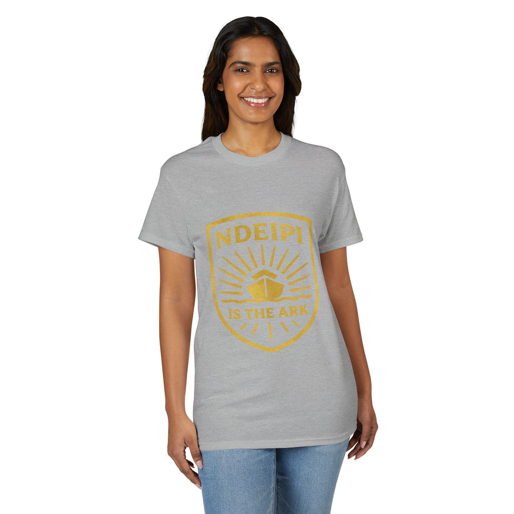 NDEIPI Is The Ark T-Shirt — Vintage Shield Logo Tee