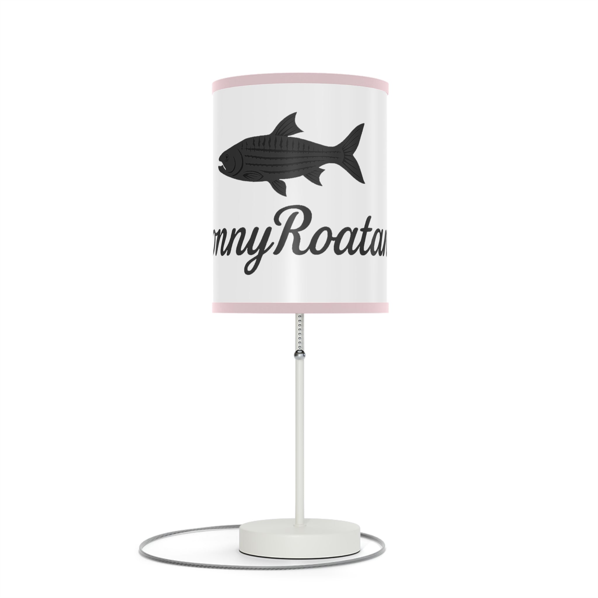 Coastal Tarpon Fish Table Lamp — Sunny Roatan Nautical Bedside Light