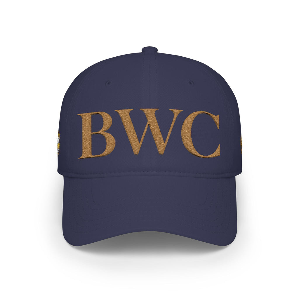 Low Profile Cap with Gold 'BWC' Monogram — Bored Wine Club Edition