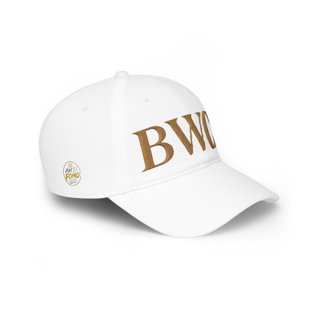 Low Profile Cap with Gold 'BWC' Monogram — Bored Wine Club Edition
