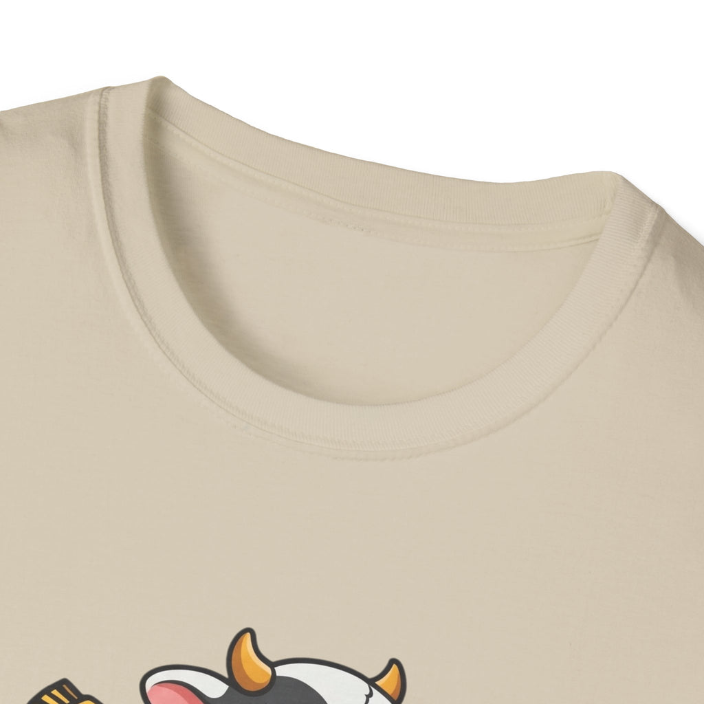 Crypto Cows Moo Table Ledger T-Shirt