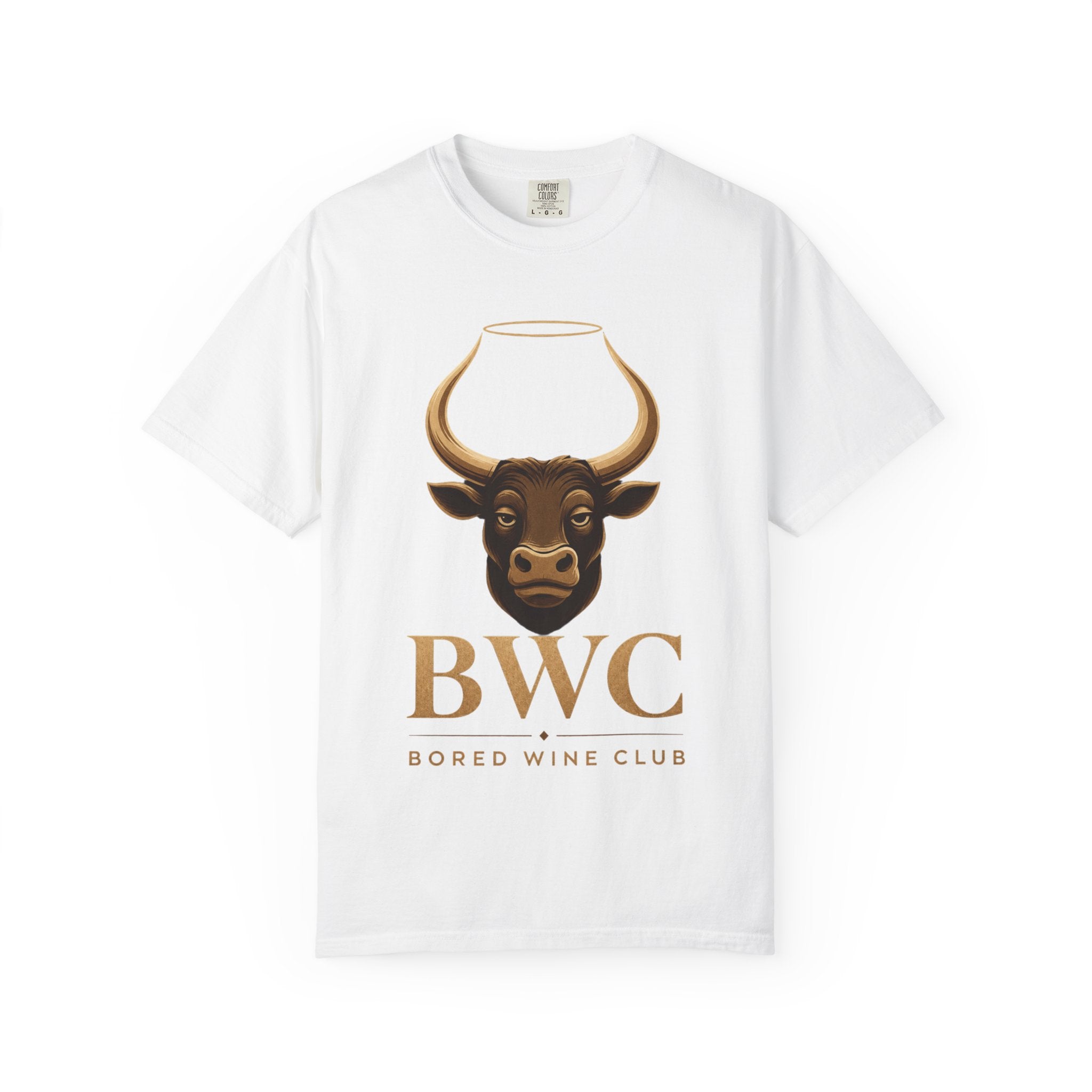 Bored Wine Club T-Shirt — BWC Bull Logo Wine Lover Tee