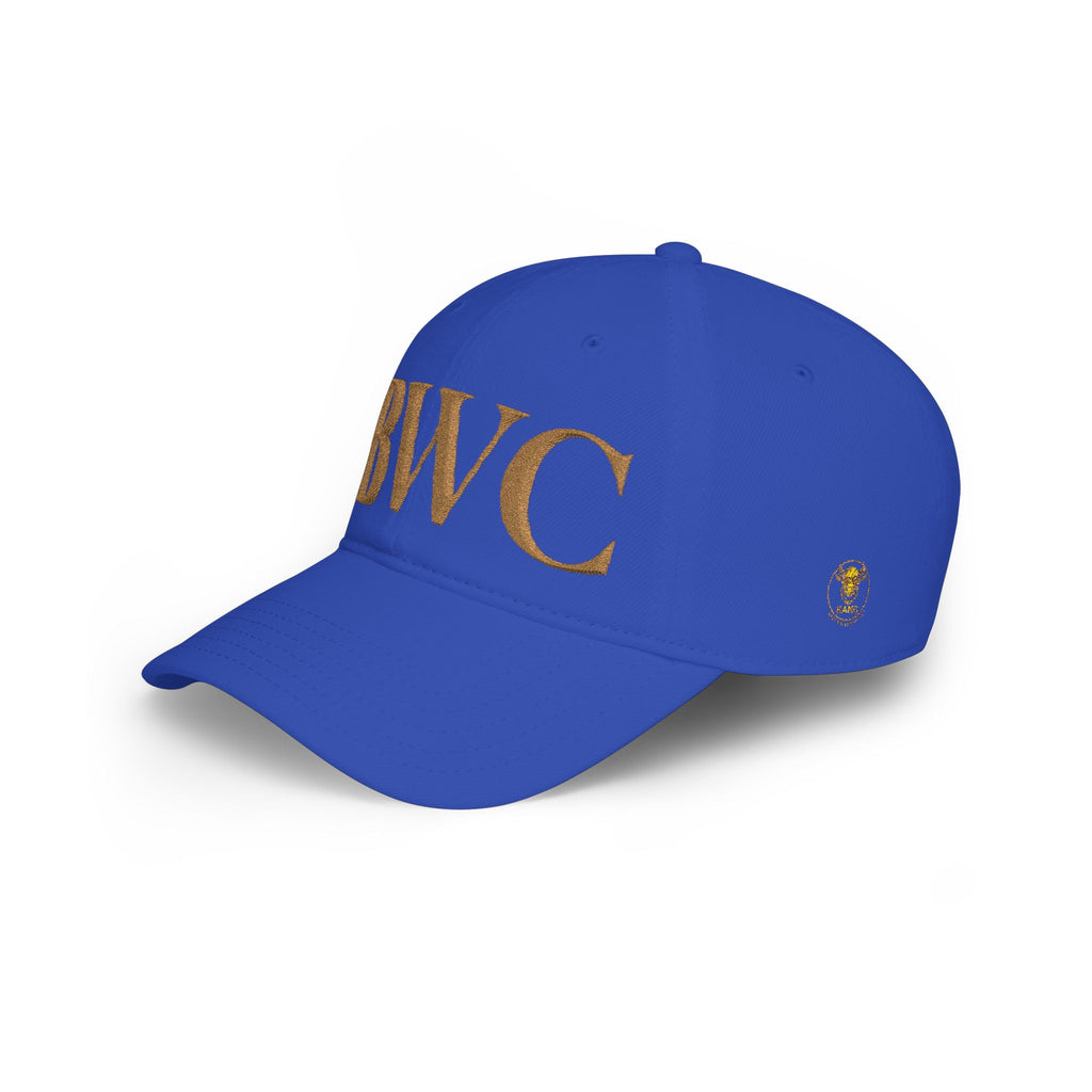 Low Profile Cap with Gold 'BWC' Monogram — Bored Wine Club Edition