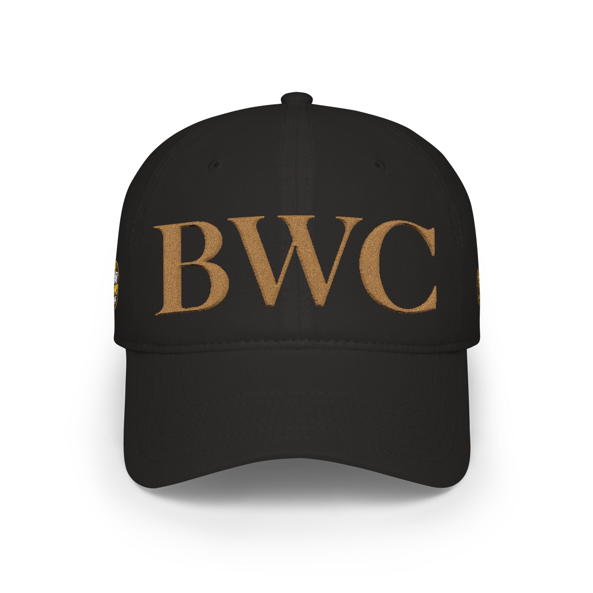 Low Profile Cap with Gold 'BWC' Monogram — Bored Wine Club Edition