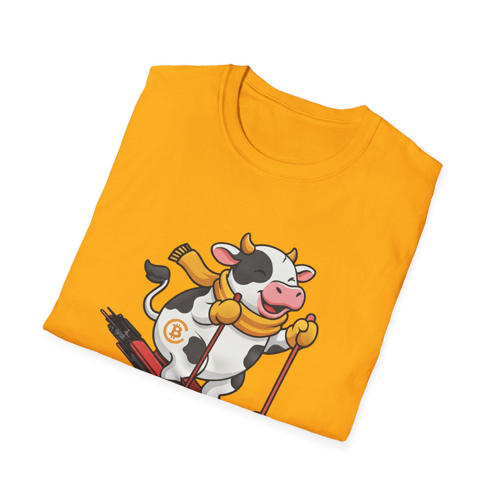 Crypto Cows Moo Table Ledger T-Shirt