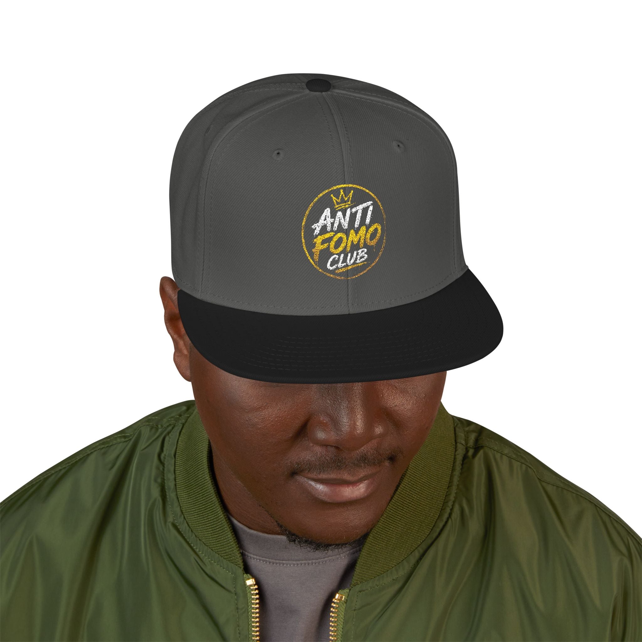 Embroidered Snapback Hat — Anti FOMO Club