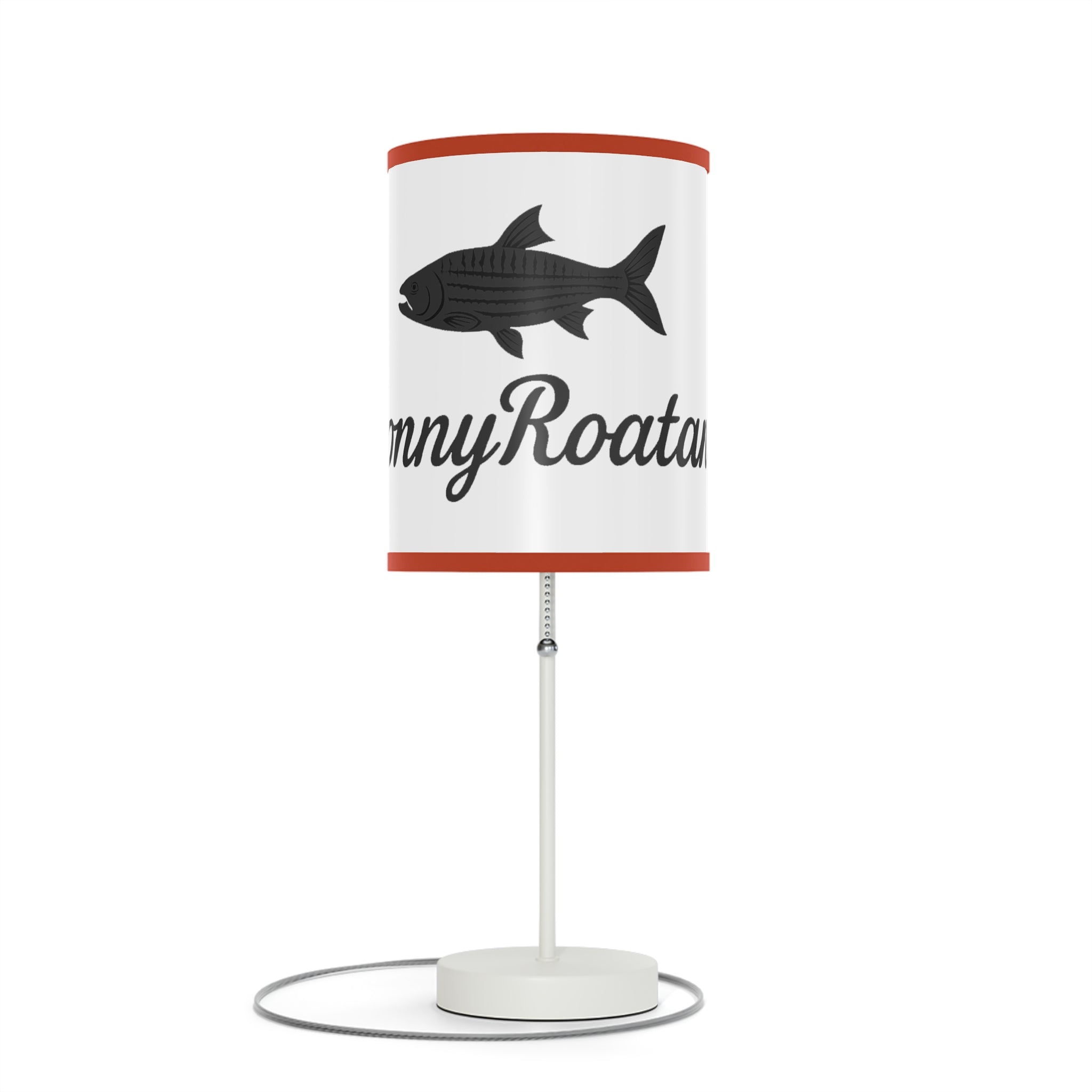 Coastal Tarpon Fish Table Lamp — Sunny Roatan Nautical Bedside Light